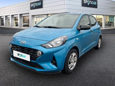 SPOTICAR Hyundai I10 1.0 67 Eco Initia Occasion - Citadine Essence Bleu Clair - Barberey-saint-sulpice - 1203797007_1