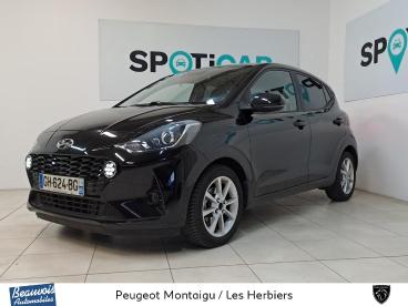 SPOTICAR Hyundai I10 1.0 67 Eco Intuitive Occasion - Citadine Essence Noir - Montaigu-vendÉe - 1203804119_1
