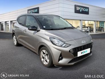 SPOTICAR Hyundai I10 1.2 84ch N Line Occasion - Citadine Essence Sleek Silver Métal/toit/rétros Black - Longeville En Barrois - 1204034442_3
