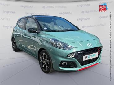 SPOTICAR Hyundai I10 1.0 T-gdi 100ch N Line Occasion - Citadine Essence Vert - Prix les mezieres - 1204038757_3
