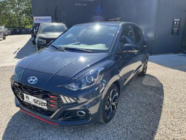 SPOTICAR Hyundai I10 1.0 T-gdi 100 N Line Occasion - Citadine Essence Gris Foncé - Callian - 1204141820_1
