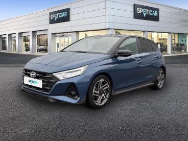 SPOTICAR Hyundai I20 1.0 T-gdi 100 N Line Creative Occasion - Citadine Essence Vibrant Blue/phantom Black - Barberey-saint-sulpice - 1203795078_1