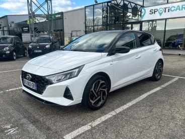 SPOTICAR Hyundai I20 1.0 T-gdi 100 Hybrid 48v Creative Occasion - Citadine Essence Blanc - Saint-etienne - 1203958065_1