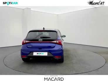 SPOTICAR Hyundai I20 1.0 T-gdi 100ch Hybrid Executive Dct-7 Occasion - Citadine Hybride Intense Blue Métal/toit/rétro Black - Boe - 1204098436_5