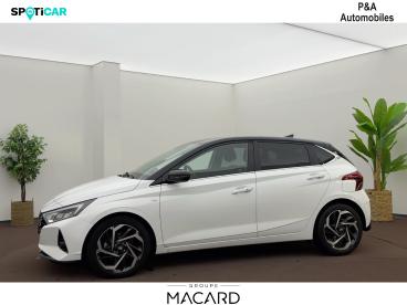 SPOTICAR Hyundai I20 1.0 T-gdi 100ch Hybrid Creative Dct-7 Occasion - Citadine Hybride Polar White - Montauban - 1204203396_2