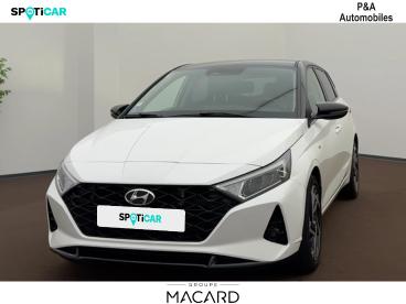 SPOTICAR Hyundai I20 1.0 T-gdi 100ch Hybrid Creative Dct-7 Occasion - Citadine Hybride Polar White - Montauban - 1204203396_3