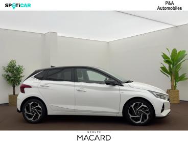 SPOTICAR Hyundai I20 1.0 T-gdi 100ch Hybrid Creative Dct-7 Occasion - Citadine Hybride Polar White - Montauban - 1204203396_5
