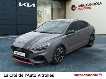 SPOTICAR Hyundai I30 Fastback 1.5 T-gdi 160ch Hybrid 48v N Line Dct-7 Occasion - Berline Hybride Shadow Grey - Vitrolles - 1204228440_1