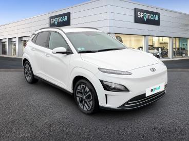 SPOTICAR Hyundai Kona Electrique 39 Kwh - 136 Ch Intuitive Occasion - Suv-4x4 Electrique Blanc Banquise - Deauville - 1203823264_3