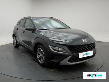 SPOTICAR Hyundai Kona 1.6 Gdi 141ch Hybrid Intuitive Dct-6 Occasion - Suv-4x4 Hybride Ecotronic Gray Métal - Oyonnax - 1203961642_3