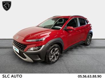 SPOTICAR Hyundai Kona 1.6 Gdi 141ch Hybrid Intuitive Dct-6 Occasion - Suv-4x4 Hybride Pulse Red Métal - Langon - 1204135706_1