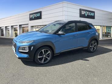 SPOTICAR Hyundai Kona 1.0 T-gdi 120ch Executive Occasion - Suv-4x4 Essence Blue Lagoon Avec Toit Phantom Black - Fontenay Sur Eure - 1204192014_1