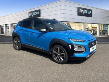 SPOTICAR Hyundai Kona 1.0 T-gdi 120ch Executive Occasion - Suv-4x4 Essence Blue Lagoon Avec Toit Phantom Black - Fontenay Sur Eure - 1204192014_3