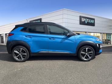 SPOTICAR Hyundai Kona 1.0 T-gdi 120ch Executive Occasion - Suv-4x4 Essence Blue Lagoon Avec Toit Phantom Black - Fontenay Sur Eure - 1204192014_4