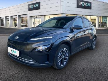 SPOTICAR Hyundai Kona Electric Electrique 39 Kwh - 136 Ch Intuitive Occasion - Suv-4x4 Electrique Gris Fonce - Barberey-saint-sulpice - 1204194740_1
