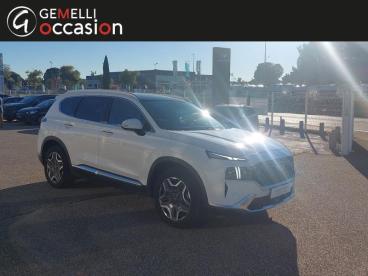 SPOTICAR Hyundai Santa Fe Santafe 1.6 T-gdi 265ch Plug-in Executive Bva6 Htrac Occasion - Suv-4x4 Hybride Rechargeable Glacier White Métal - Le Pontet - 1203754691_4