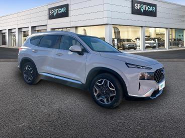 SPOTICAR Hyundai Santa Fe Santafe 1.6 T-gdi Plug-in 265 Htrac Bva6 Executive Occasion - Suv-4x4 Hybride Rechargeable Blanc - Barberey-saint-sulpice - 1203871276_3