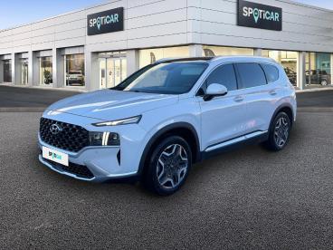 SPOTICAR Hyundai Santa Fe Santafe 1.6 T-gdi Plug-in 265 Htrac Bva6 Executive Occasion - Suv-4x4 Hybride Rechargeable Blanc - Saint Maximin - 1203916190_1