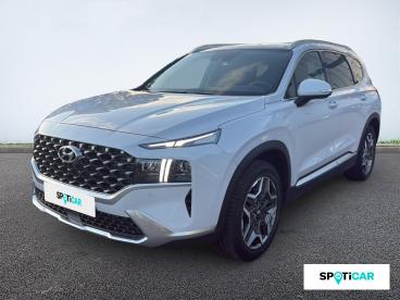 SPOTICAR Hyundai Santa Fe Santafe 1.6 T-gdi 230ch Hybrid Executive Bva6 Occasion - Suv-4x4 Hybride Glacier White Métal - Narbonne - 1203918415_1