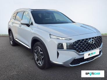 SPOTICAR Hyundai Santa Fe Santafe 1.6 T-gdi 230ch Hybrid Executive Bva6 Occasion - Suv-4x4 Hybride Glacier White Métal - Narbonne - 1203918415_3