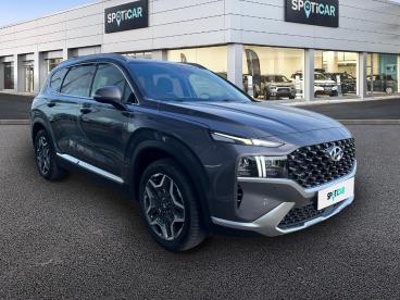 SPOTICAR Hyundai Santa Fe Santafe 1.6 T-gdi Hybrid 230 Bva6 Executive Occasion - Suv-4x4 Hybride Gris Fonce - Barberey-saint-sulpice - 1204016511_3