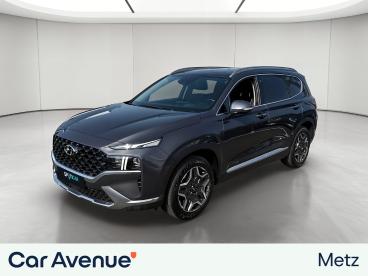 SPOTICAR Hyundai Santa Fe Santafe 1.6 T-gdi Plug-in 265 Htrac Bva6 Business Occasion - Suv-4x4 Hybride Rechargeable Gris Clair - Metz - 1204136772_1