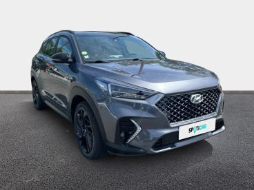 SPOTICAR Hyundai Tucson 1.6 Crdi 136 Hybrid 48v Dct-7 N Line Exe Occasion - Suv-4x4 Hybride Gris Foncé - Saint Malo - 1204041310_3