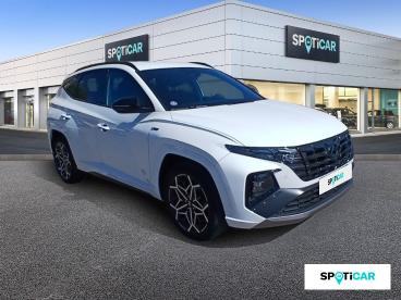 SPOTICAR Hyundai Tucson 1.6 T-gdi 265 Htrac Plug-in Bva6 N Line Executive Occasion - Suv-4x4 Hybride Rechargeable Blanc - Nice - 1204199229_3