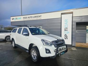 SPOTICAR Isuzu D-max 1.9 Ddi 164ch Crew Planet A/c 4x4 Occasion - Utilitaire Diesel Blanc - Caudan - 1203844890_1