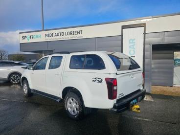 SPOTICAR Isuzu D-max 1.9 Ddi 164ch Crew Planet A/c 4x4 Occasion - Utilitaire Diesel Blanc - Caudan - 1203844890_2
