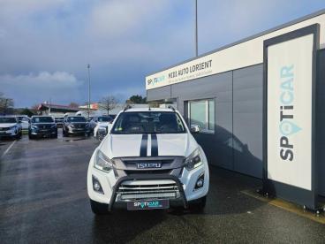 SPOTICAR Isuzu D-max 1.9 Ddi 164ch Crew Planet A/c 4x4 Occasion - Utilitaire Diesel Blanc - Caudan - 1203844890_3