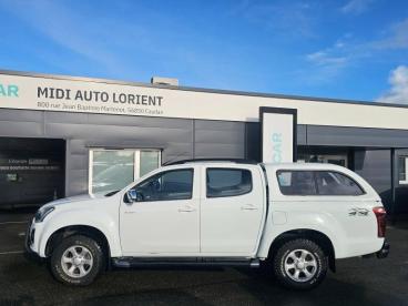 SPOTICAR Isuzu D-max 1.9 Ddi 164ch Crew Planet A/c 4x4 Occasion - Utilitaire Diesel Blanc - Caudan - 1203844890_5