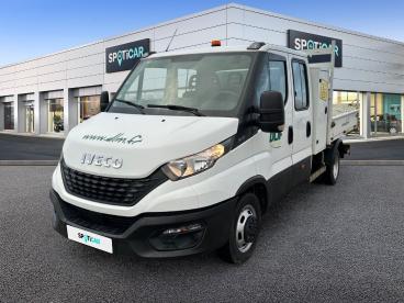 SPOTICAR Iveco Daily Chassis Dble Cab 35c 14s P Emp 3750 Quad-leaf Hi M Occasion - Utilitaire Diesel Blanc - Massy - 1203873442_1