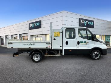 SPOTICAR Iveco Daily Chassis Dble Cab 35c 14s P Emp 3750 Quad-leaf Hi M Occasion - Utilitaire Diesel Blanc - Massy - 1203873442_4