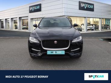 SPOTICAR Jaguar F-pace 2.0d 180ch R-sport Awd Bva8 Occasion - Suv-4x4 Diesel Santorini Black - Bernay - 1203697229_2