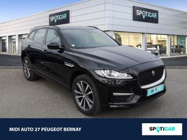 SPOTICAR Jaguar F-pace 2.0d 180ch R-sport Awd Bva8 Occasion - Suv-4x4 Diesel Santorini Black - Bernay - 1203697229_3