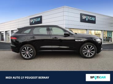 SPOTICAR Jaguar F-pace 2.0d 180ch R-sport Awd Bva8 Occasion - Suv-4x4 Diesel Santorini Black - Bernay - 1203697229_4