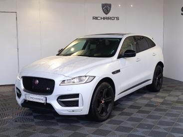 SPOTICAR Jaguar F-pace R-sport 2l D 180ch Bva8 4x4 Occasion - Suv-4x4 Diesel Blanc - Treillieres - 1203858784_1