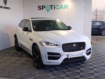 SPOTICAR Jaguar F-pace R-sport 2l D 180ch Bva8 4x4 Occasion - Suv-4x4 Diesel Blanc - Treillieres - 1203858784_2