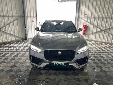 SPOTICAR Jaguar F-pace 2.0 D - 180 Ch  Awd Bva8 Chequered Flag Occasion - Suv-4x4 Diesel Gris - Royan - 1203983008_2