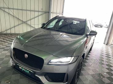 SPOTICAR Jaguar F-pace 2.0 D - 180 Ch  Awd Bva8 Chequered Flag Occasion - Suv-4x4 Diesel Gris - Royan - 1203983008_3