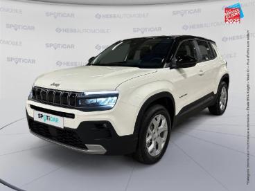 SPOTICAR Jeep Avenger 1.2 Turbo T3 110ch Mhev Altitude Bvr6 Ehybrid Occasion - Suv-4x4 Hybride Snow + Toit Volcano - Franois - 1203771931_1