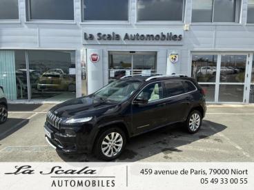 SPOTICAR Jeep Cherokee 2.2 Multijet 200ch Overland Active Drive I Bva S/s Occasion - Suv-4x4 Diesel Diamond Black - Niort - 1204141096_1