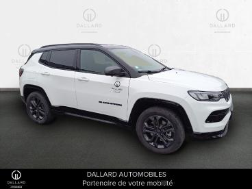 SPOTICAR Jeep Compass 1.3 Phev T4 190ch 80th Anniversary 4xe At6 Eawd Occasion - Suv-4x4 Hybride Rechargeable Alpine White+toit Noir - Muret - 1202940575_3