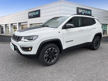 SPOTICAR Jeep Compass 1.3 Gse T4 240ch Trailhawk 4xe Phev At6 Occasion - Suv-4x4 Hybride Rechargeable Alpine White - Reims - 1203204966_1