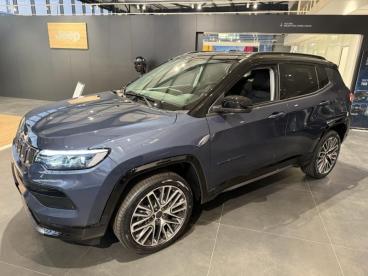 SPOTICAR Jeep Compass 1.3 Turbo T4 240ch Phev 4xe Summit At6 Eawd Occasion - Suv-4x4 Hybride Rechargeable Blue Shade Métallisé+toit Noir - Montlhery - 1203404357_1