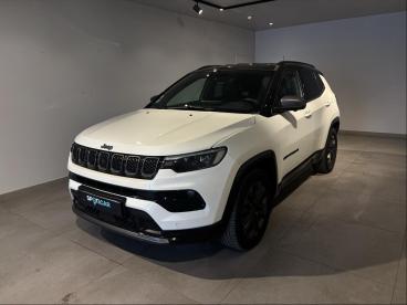 SPOTICAR Jeep Compass 1.3 Turbo T4 190ch Phev 4xe 80th Anniversary At6 E Occasion - Suv-4x4 Hybride Rechargeable Alpine White+toit Noir - Corbeil Essonnes - 1203580827_4