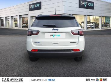 SPOTICAR Jeep Compass 1.3 Turbo T4 190ch Phev 4xe Night Eagle At6 Eawd Occasion - Suv-4x4 Hybride Rechargeable Alpine White+toit Noir - Metz - 1203639526_5