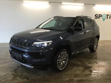 SPOTICAR Jeep Compass 1.3 Turbo T4 240ch Phev 4xe Summit At6 Eawd Occasion - Suv-4x4 Hybride Rechargeable Blue Shade Métallisé+toit Noir - Mende - 1203723398_1