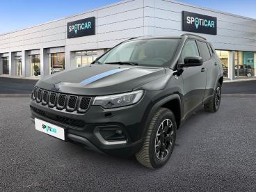 SPOTICAR Jeep Compass 1.3 Phev T4 240 Ch 4xe Eawd Trailhawk Occasion - Suv-4x4 Hybride Rechargeable Noir - Boulogne Billancourt - 1203735468_1